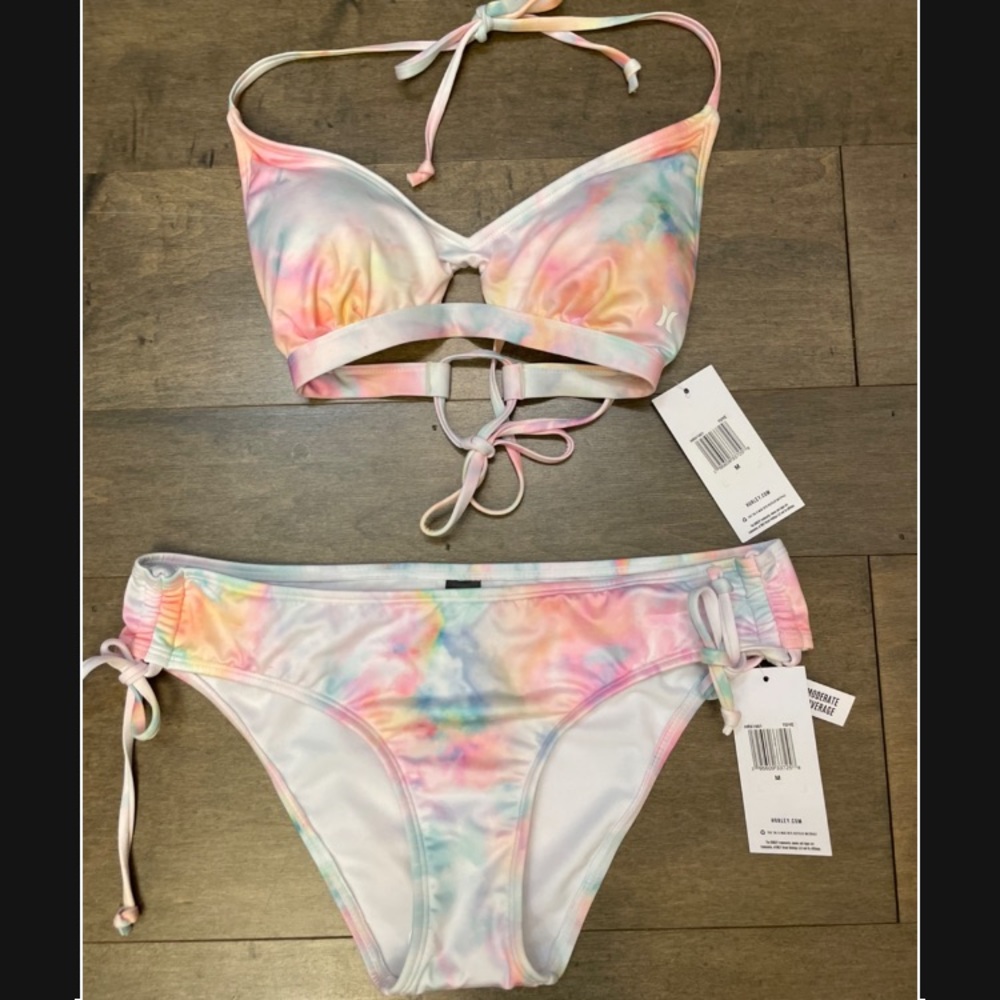 Brand New Women’s Hurley Tie Dye Bikini Medium